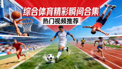 热门视频推荐封面 - 综合体育精彩瞬间合集